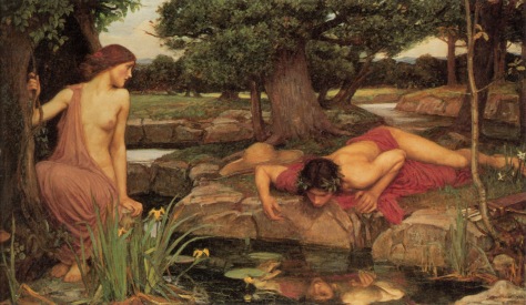 "Eco & Narciso", pintura de John William Waterhouse (1903)