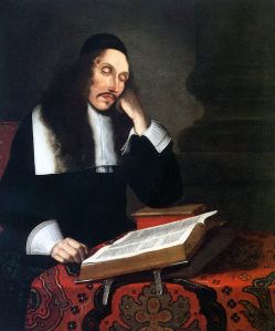 Baruch Spinoza retratado por Franz Wulfhagen, 1664