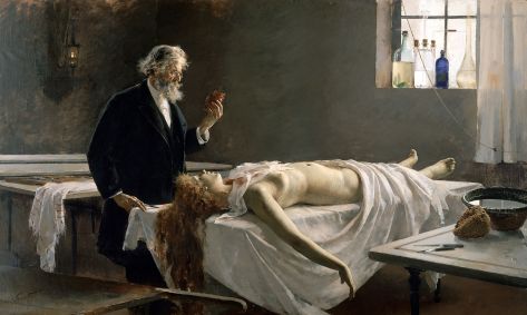 "A Autópsia" de Enrique Simonet (1890)