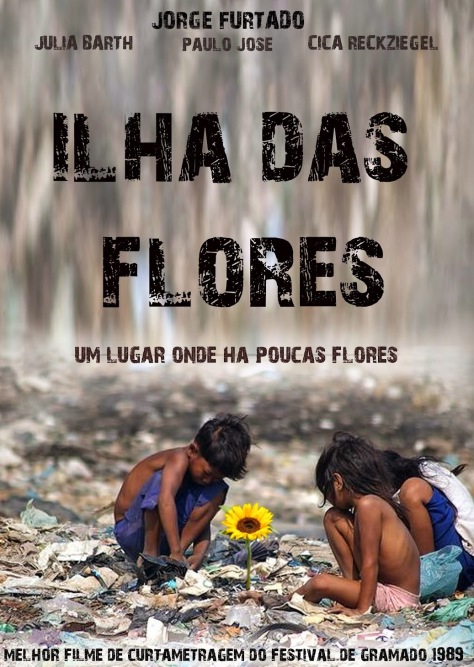 Ilha Das Flores Jorge Furtado Filme Movie Film O Teatro Da Vida 1989 Pôster Cartaz