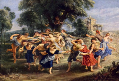 "A Dança dos Aldeões", de P Paul Rubens