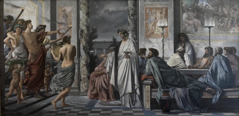 "O Banquete" (de Platão), por Plato's_Symposium_-Anselm Feuerbach