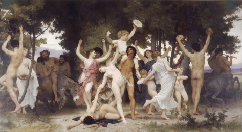 "A Juventude De Baco", de William-Adolphe Bouguereau_(1825-1905)