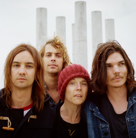 Tame Impala, banda australiana liderada por Kevin Parker (o primeiro à esquerda na foto acima)