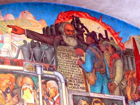 "O Camponês Oprimido", obra do artista mexicano Diego Rivera (1886 - 1937) 